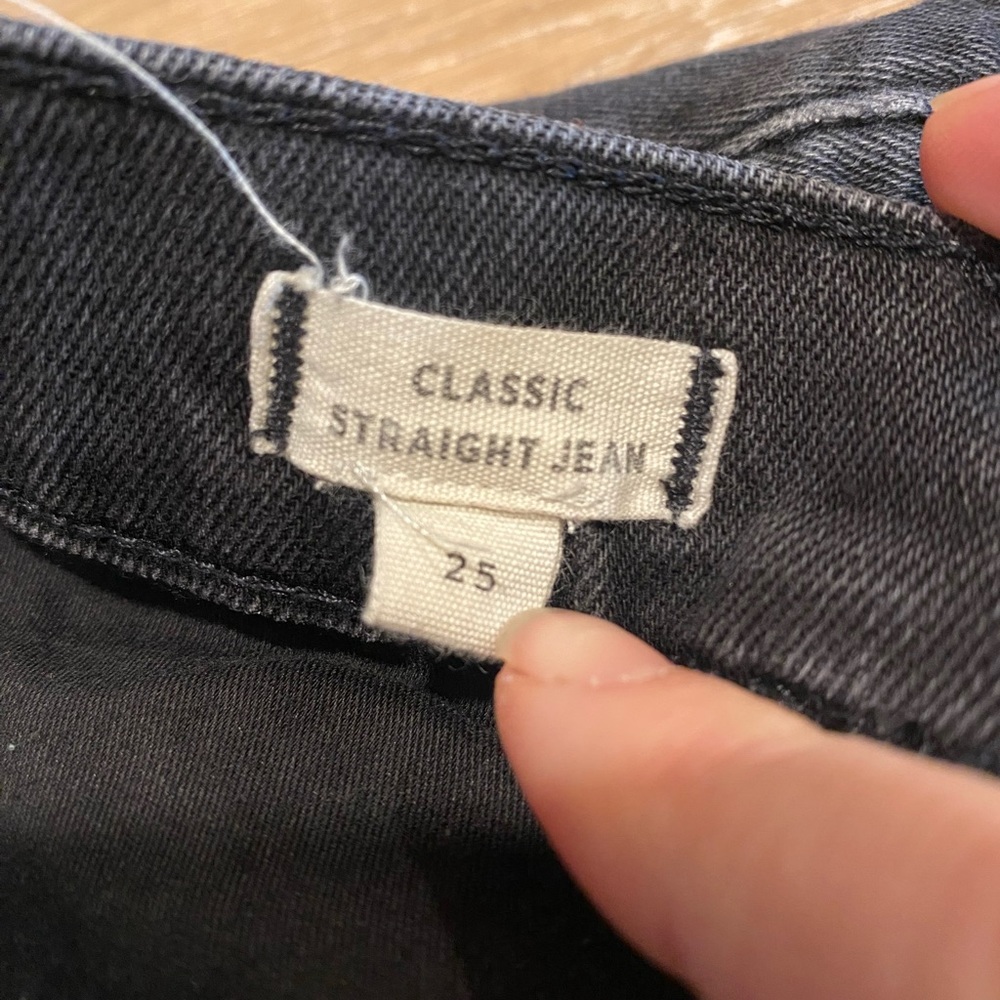 Madewell classic straight jeans